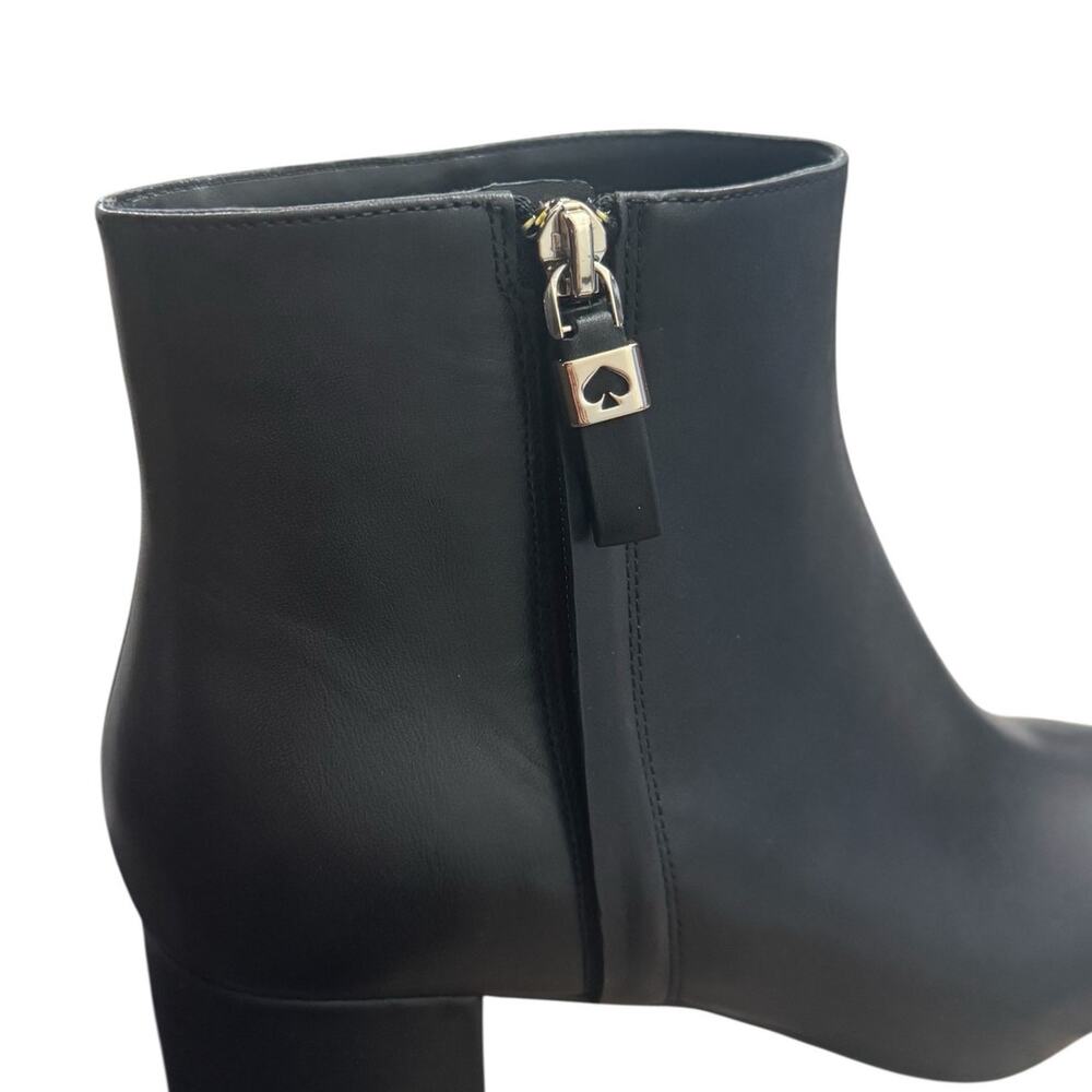 New! Kate Spade Amelie Side Zip Leather Bootie - Size 9.5B (MSRP $269) - Picture 9 of 10
